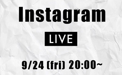 INSTA LIVE【21AW】