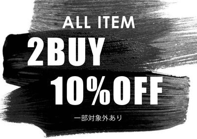 NEWS【2BUY10%OFF SALE】