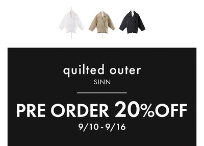 PREORDER【Quilted outer】