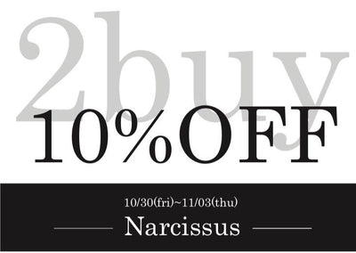 2BUY 10% OFF！！