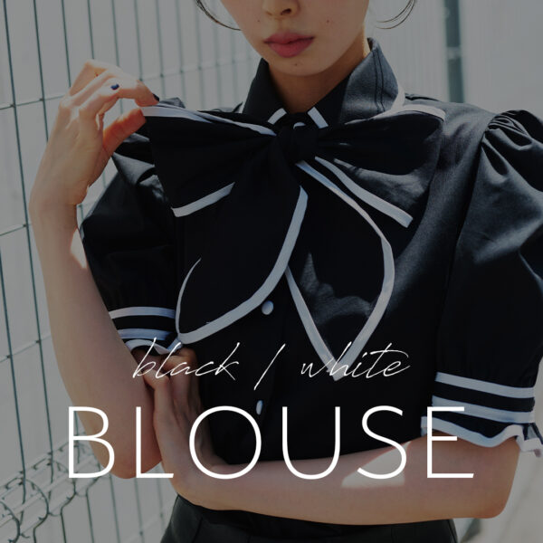 【BLACK&WHITE】AUTUMNブラウス