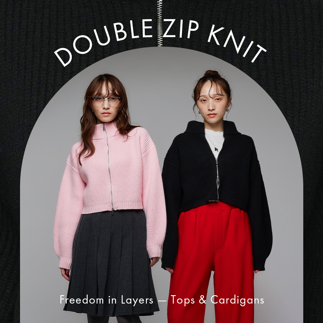 ダブルジップニット – Narcissus