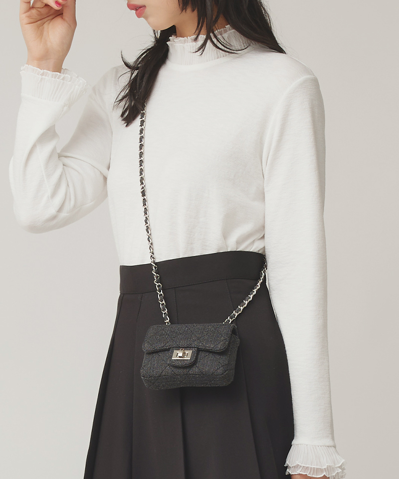 デニムショルダーバッグ