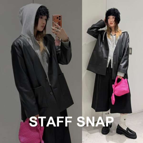 【SNAP : 163cm/骨格ナチュラル】抜け感を楽しむメンズライクコーデ