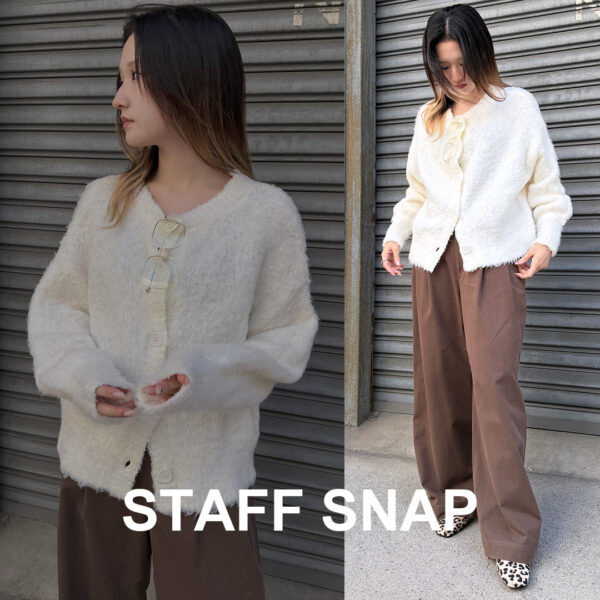 【SNAP : 163cm/骨格ナチュラル】柔らかなホワイトで楽しむ、大人のリラックスモード